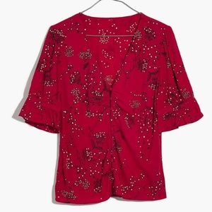 Madewell Daylight Top in Windswept Floral Size 8